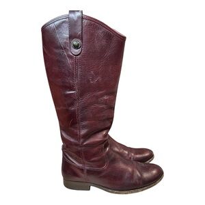 Frye Redwood Leather Tall Riding Boots Size 8.5 Women’s Western Equestrian